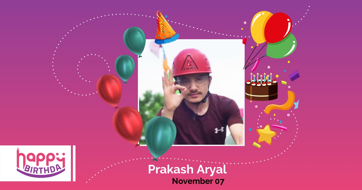 Prakash Aryal Birthday Image